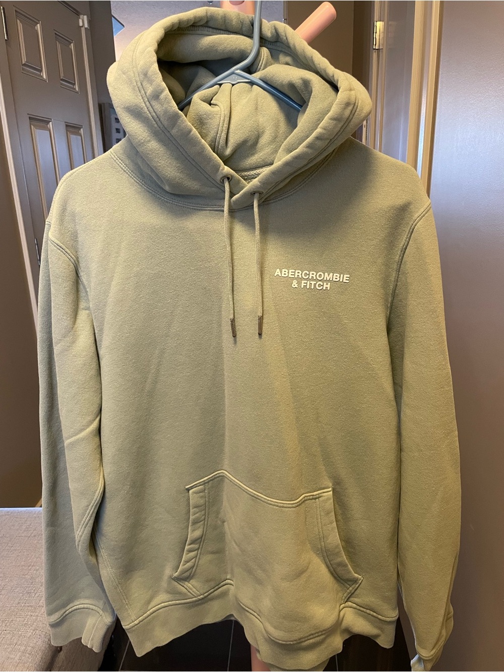 Abercrombie & Fitch Olive Sage Pullover Hoodie